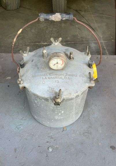 Vintage National Canning Supply number 12 pressure cooker