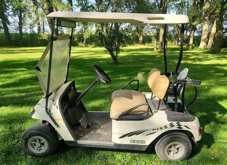EZ GO TXT Gas Golf Cart, Runs but Very Little Power