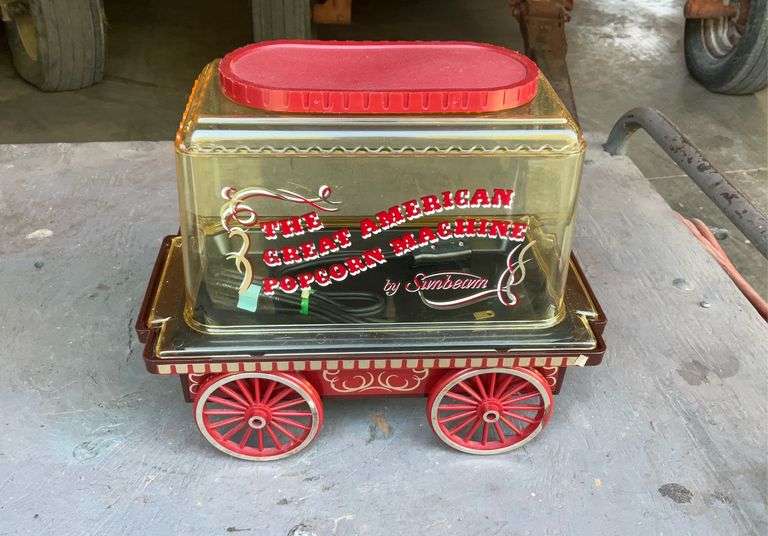 Vintage Sunbeam the great American popcorn machine