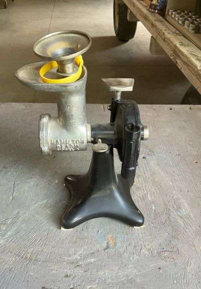 Vintage Hamilton beach meat grinder with stand , no mixer