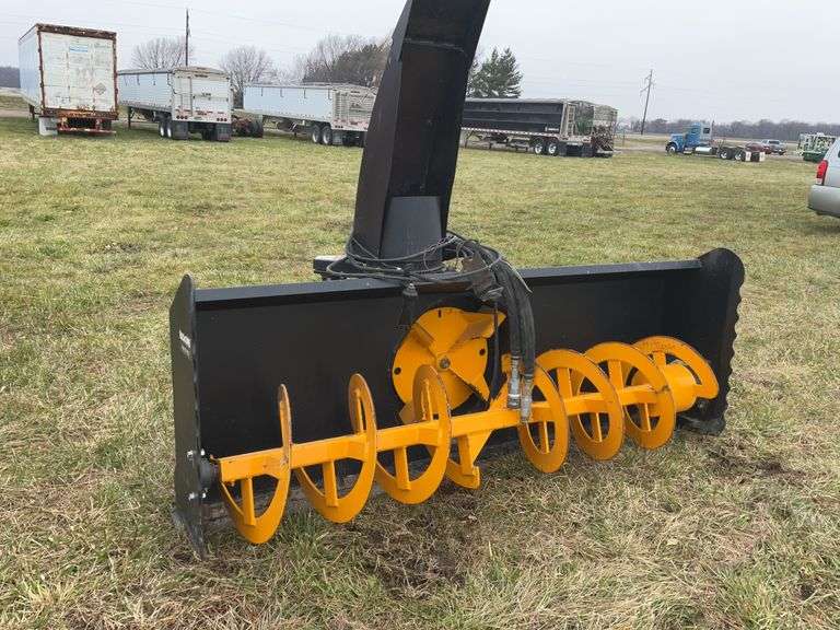 @@@Erskine 2420 Snow Blower, 7', Cab Controls, High Flow, Universal Skid Lo