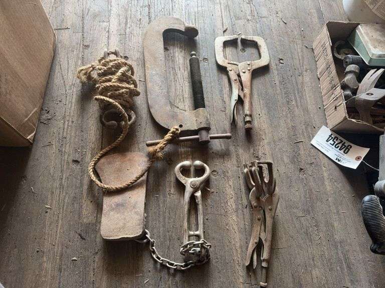 Assortment of Clamps - Located in Semi Trailer