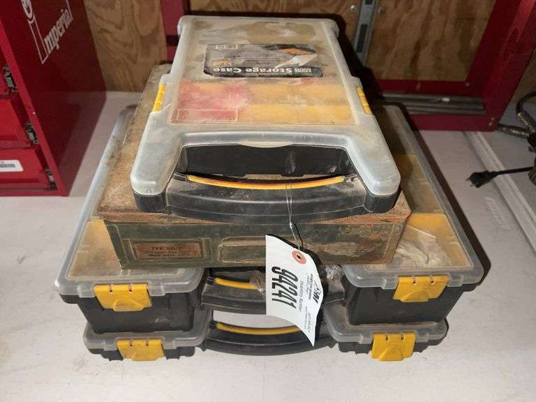 Assortment of Hardware w/ Hard Cases - Located in Semi Trailer