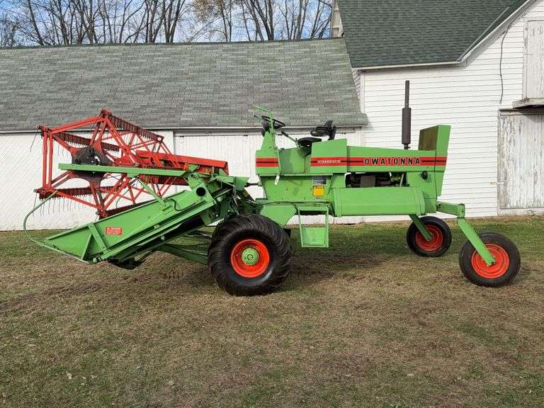 Owatonna Model 260 Swather, 12' Cut, Hydro Ford Industrial Gas Engine, Crim