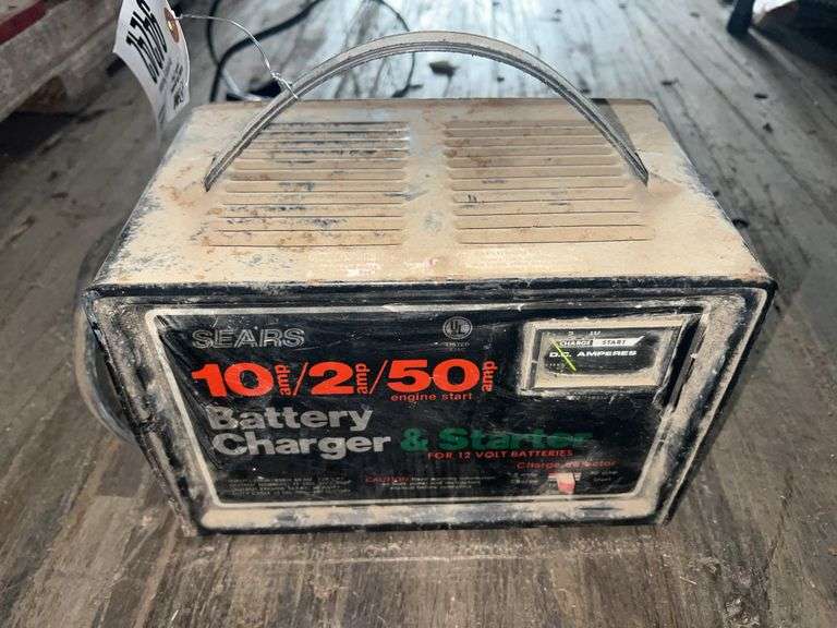 Sears 12V Battery Charger & Starter - Located in Semi Trailer