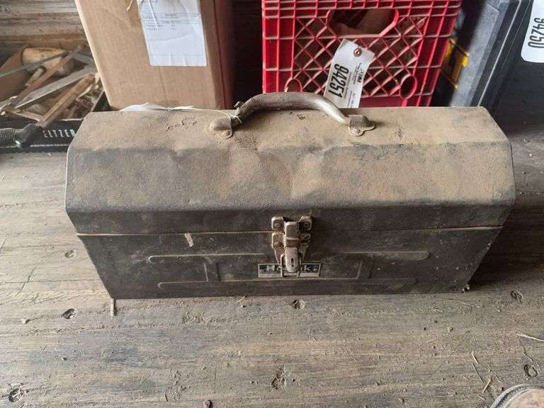 Metal Tool Box w/ Assortment of Hand Tools - Located in Semi Trailer