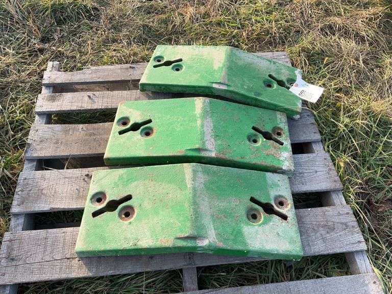 (3) John Deere Front Slab Weights - selling 3 x $
