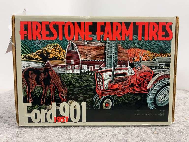 Ertl Collectibles 1957 Ford 901 Firestone Farm Tires Tractor, 1/16 Scale, I