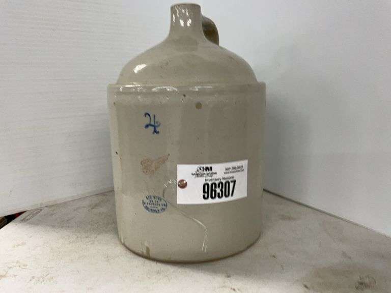 Redwing Stoneware 4 Gallon Small Wing Should Jug, Sides Pitted, SHIPPING NO