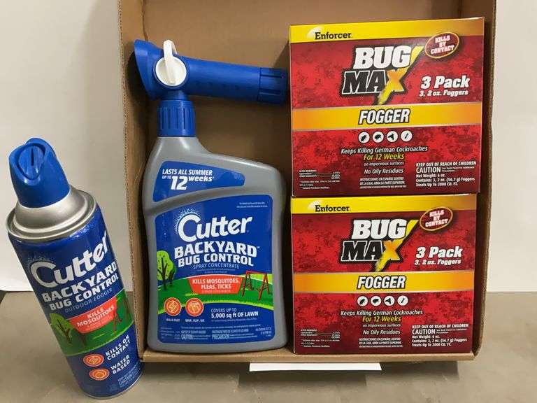32 oz Cutter Backyard Bug Control Spray Concentrate, Bug Max Foggers 2 ...