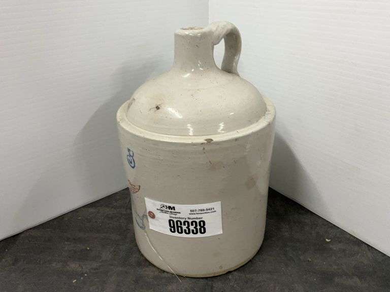 Redwing 3 Gallon, Small Wing Shoulder Jug, Has Hairlines And Some Chipping,