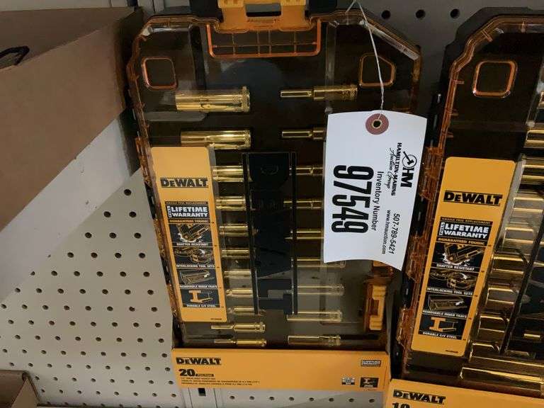 DeWalt 20-Piece 1/4” Drive Deep Socket Set w/ Hard Case Aisle 13 ...