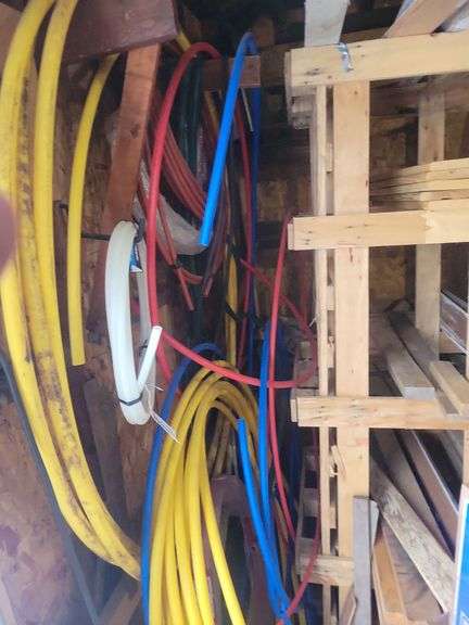 Large assortment of PEX pipe(buyer responsible removal) - Located garage