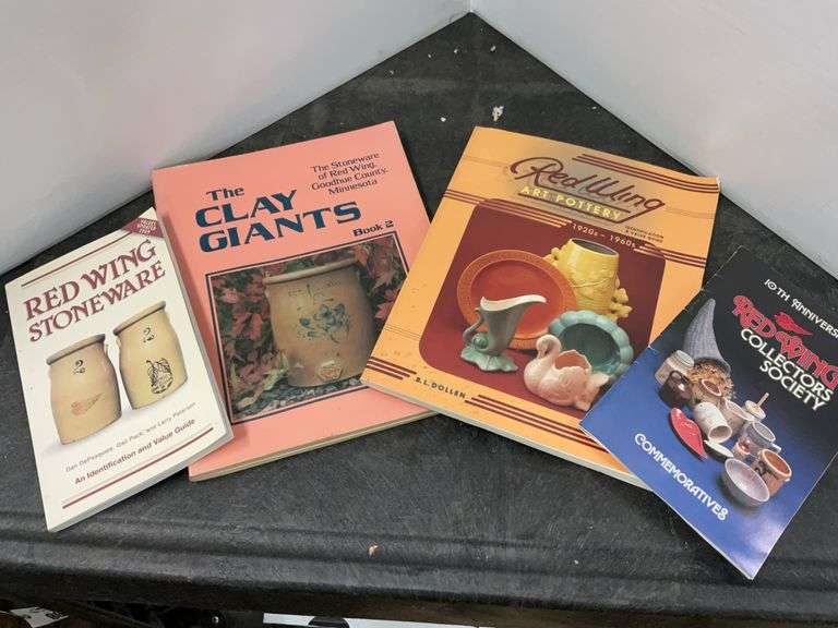 (4) Redwing Stoneware Books