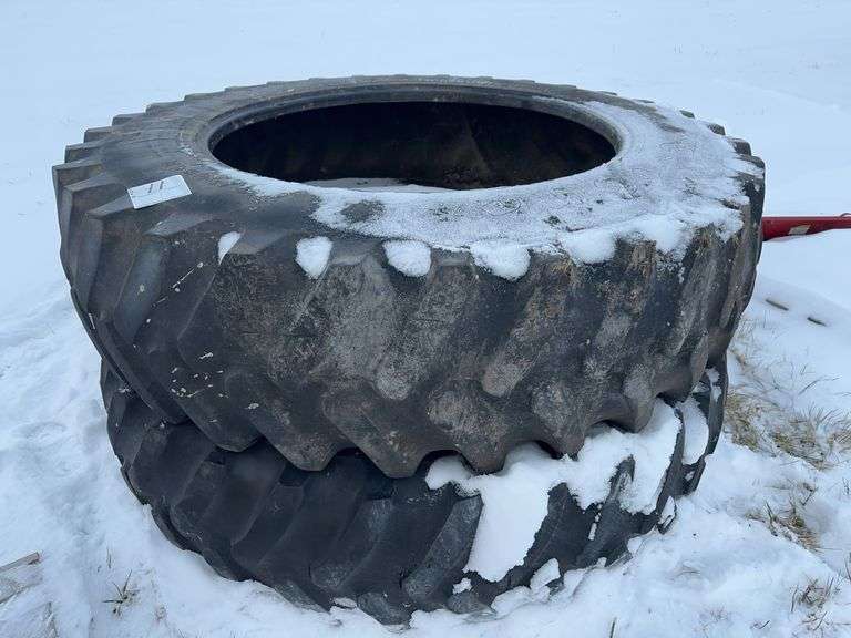 Pair of Firestone 18.4R42 Tractor Tires