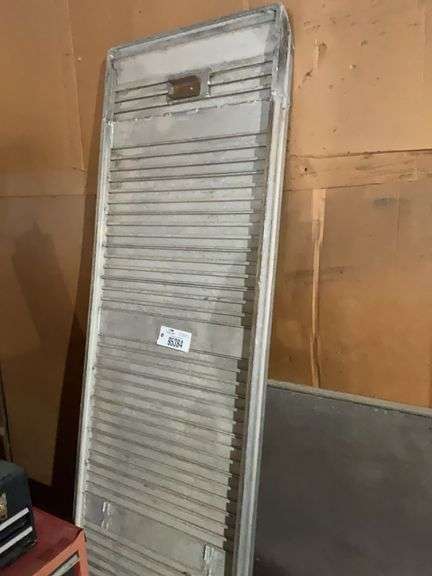 Used aluminum ramp 7+ ‘ tall -located garage