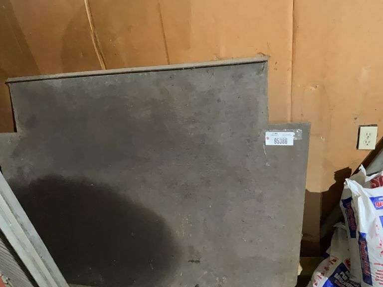 Heavy cast iron patio/loading plate 5+’ x 4+’ - located garage(very heavy, 