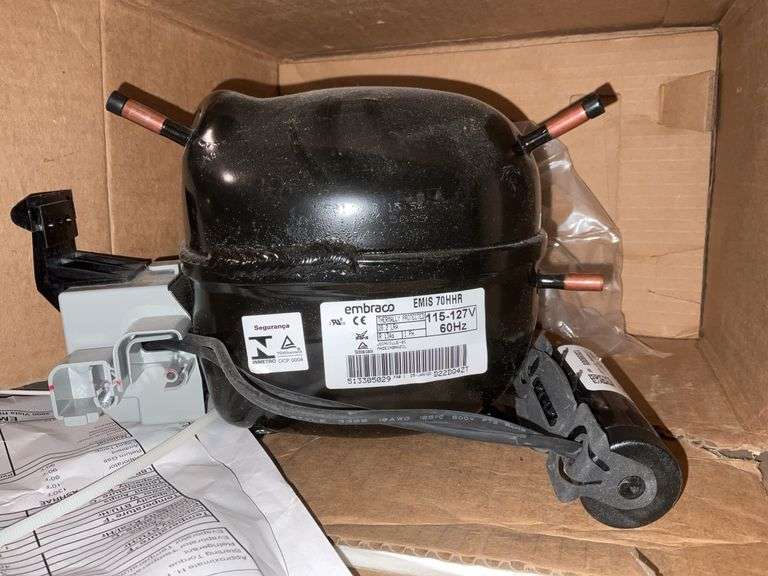 Ice Maker Compressor R910 Ice Maker Compressor, Basement - Hamilton-Maring Auction Group