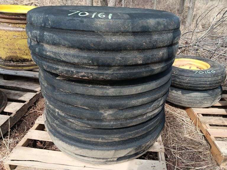 (3) Implement Tires on 6 Bolt Implement Rims