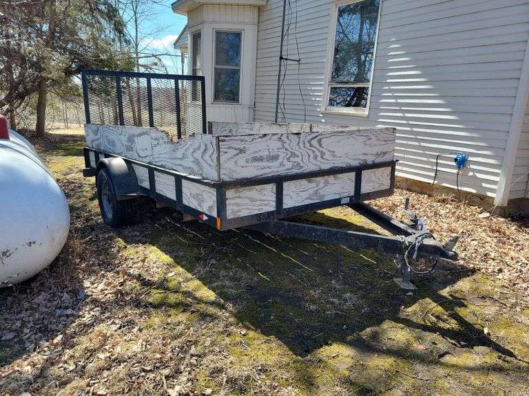 !!!2007 Tomahawk Single Axle Trailer, Approx. 12'x