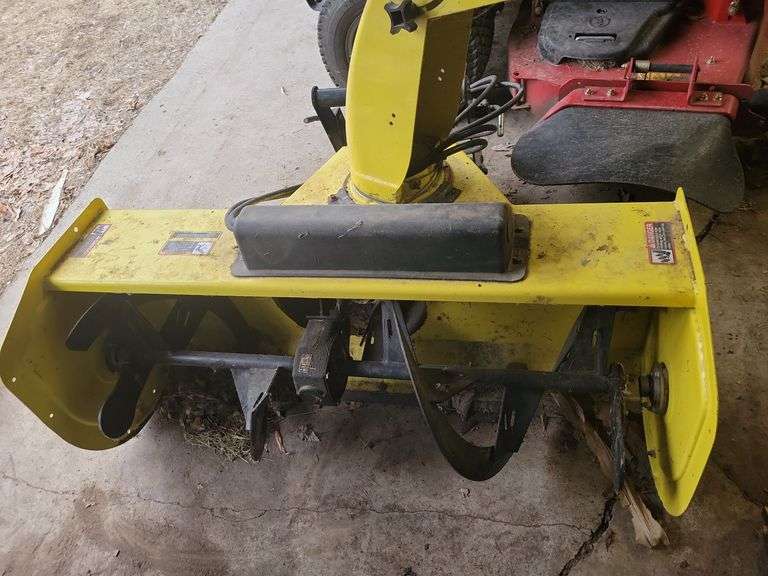 John Deere 47 Quick Hitch Snowblower, was on John 