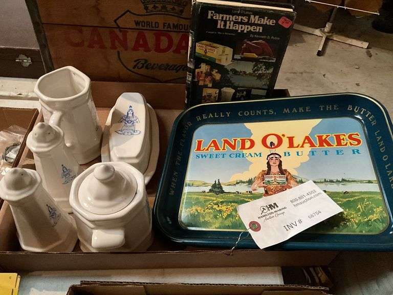 Land O'Lakes Table Settings, Land O'Lakes Tray