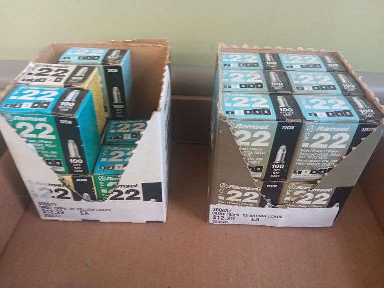 Ramset 22 Caliber Fastening Cartridges, Located Be HamiltonMaring