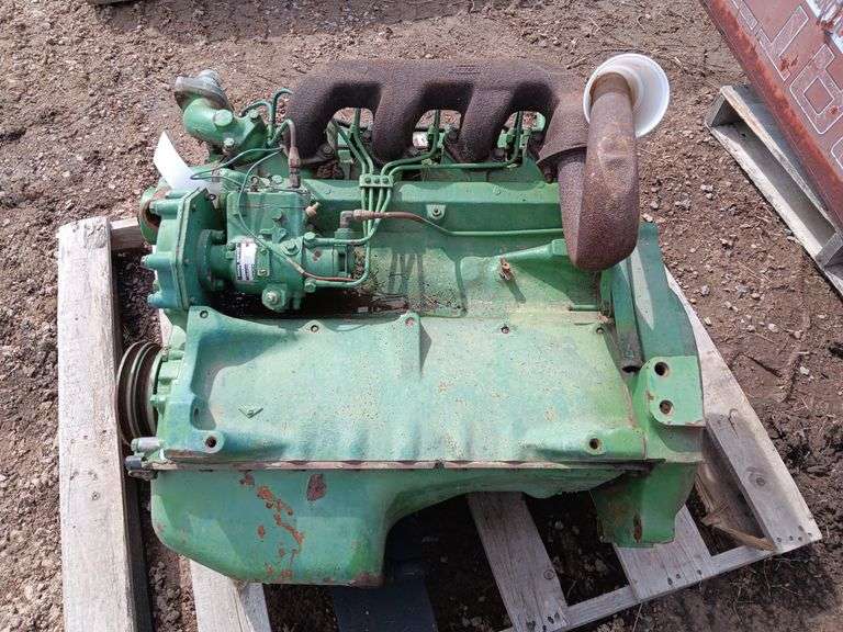 John Deere 4 Cylinder Diesel Engine, Unknown Condi