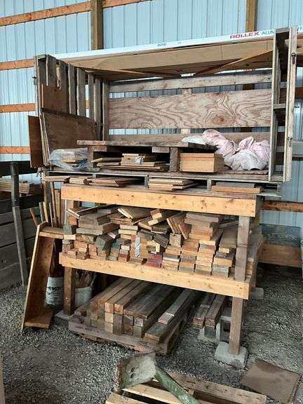 Very Large Assortment of Lumber, Shop Built Wooden - Hamilton-Maring ...