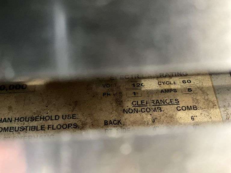 Imperial Model ICVG-2A 2 Deck Standard Depth Gas Convection Oven, 60/40 Doo