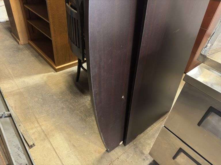 L Shaped Wooden Desk, Disassembled