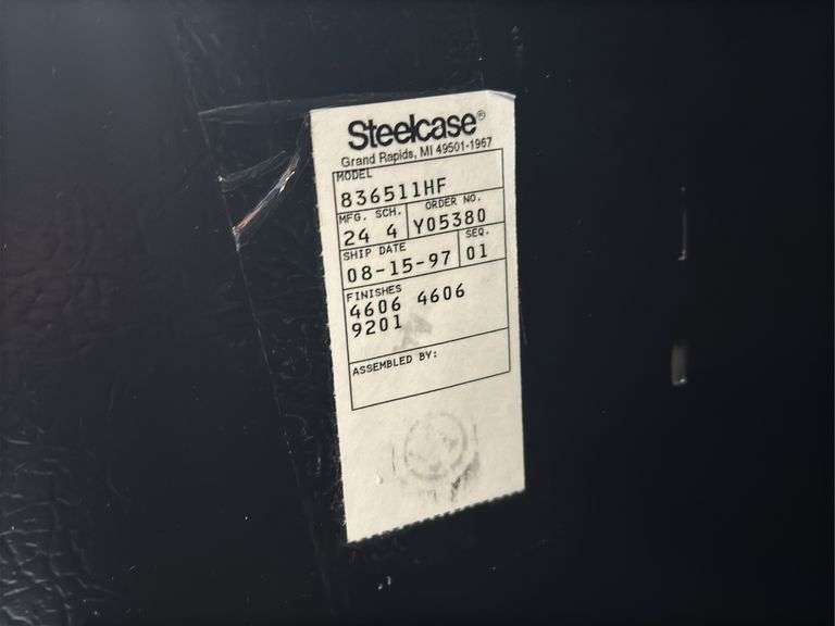 Steelcase 5 Drawer Lateral Filing Cabinet, 36"x16"