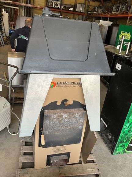 A-Maize-Ing Heat Corn/Pellet Stove with Hopper, 100,000 BTU