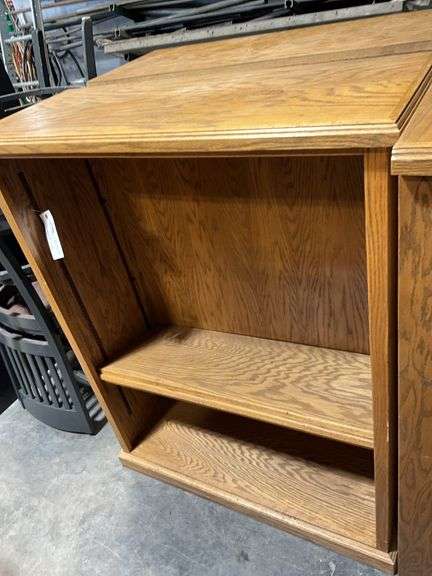 3 Tier Wooden Shelf, 37"x15"x48"