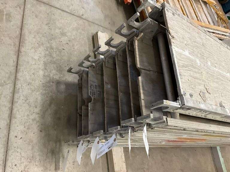 Aluminum Framed Wood Decked Scaffolding Plank 81"x