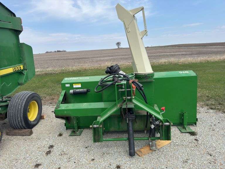 Buhler/Farm King Y960Q-4, 3pt Snowblower, 8’, 540 