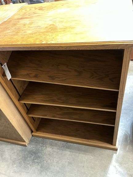 3 Tier Wooden Shelf, 37"x15"x48"