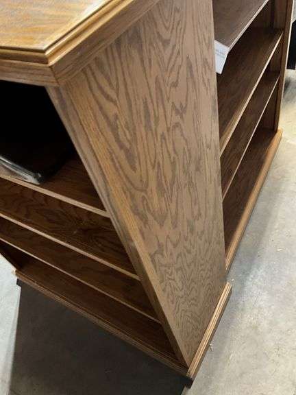 3 Tier Wooden Shelf, 37"x15"x48"