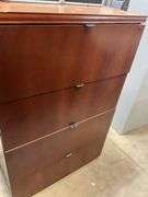 Wooden 4 Drawer Dresser, 35"x23"x55"