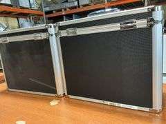 (2) Vaultz Locking File Tote, One New, Other Has U