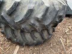(2) John Deere 18.4 x 26 Tires on 8 Bolt Rims