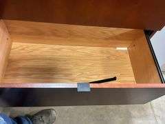 Wooden 4 Drawer Dresser, 35"x23"x55"