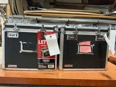 (2) Vaultz Locking File Tote, One New, Other Has U