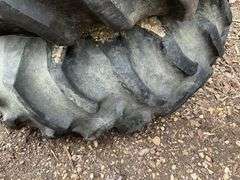 (2) John Deere 18.4 x 26 Tires on 8 Bolt Rims