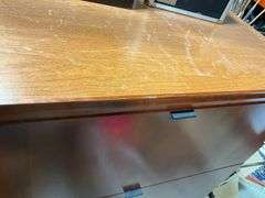 Wooden 4 Drawer Dresser, 35"x23"x55"
