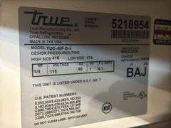 True Model TUC-48F-D-4 Undercounter Freezer, 4 Section, 4 Drawers, on Wheel