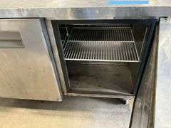 Superior Model SP48-12 48" Refrigerated Sandwich Prep Table, 2 Door Cabinet