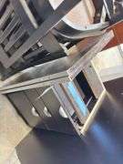 L Shaped Wooden Desk, Disassembled