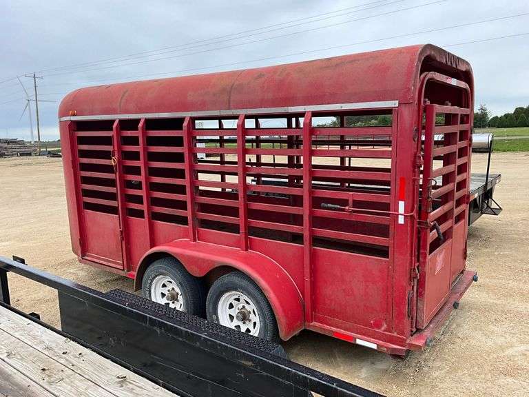 *** 1989 Kiefer-built 16ft livestock trailer