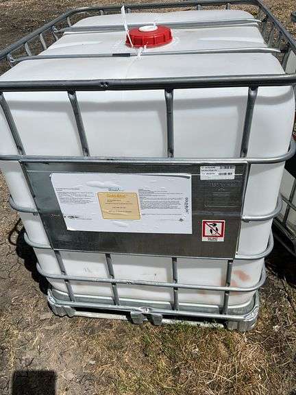 Plastic Caged Tote, Approximately 275 Gallons